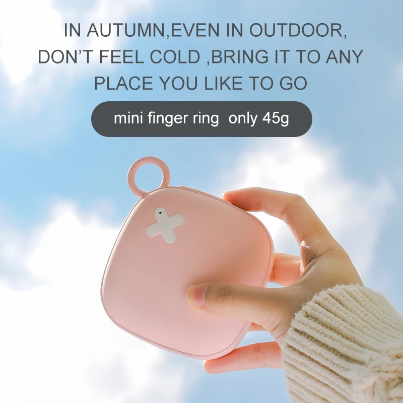 Wholesale Christmas Gift Cute Electric USB Rechargeable Reusable Hand Warmer with 4000mAh power bank