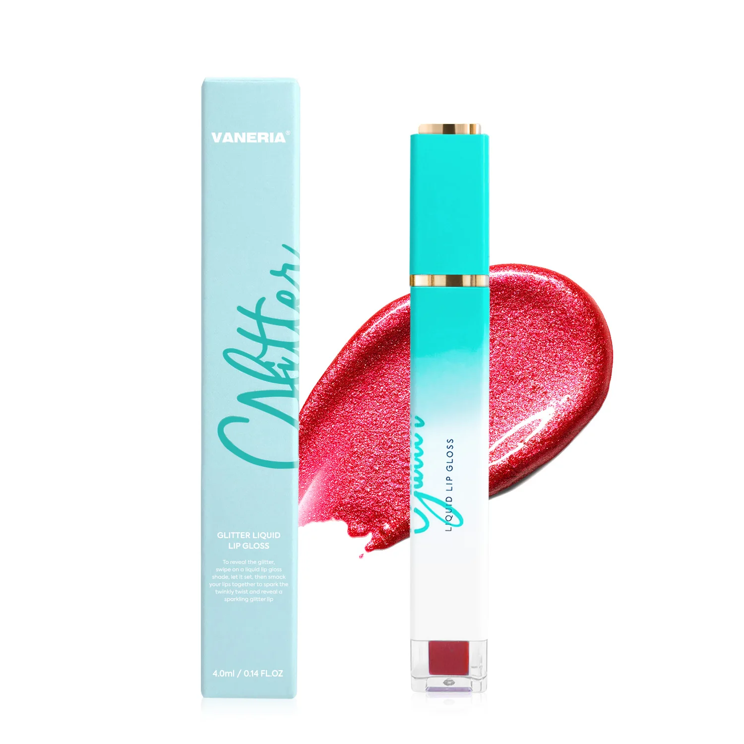 VANERIA Lip Gloss High Shine Long Lasting Lip Tint Makeup Lipstick Lip Gloss Vendor Private Label