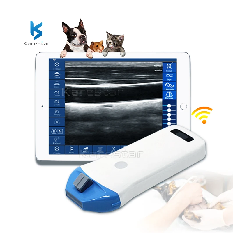 vet 10/14MHz USG mini ultrasound pregnancy Android apple musculoskeletal use ultrasound probe wireless