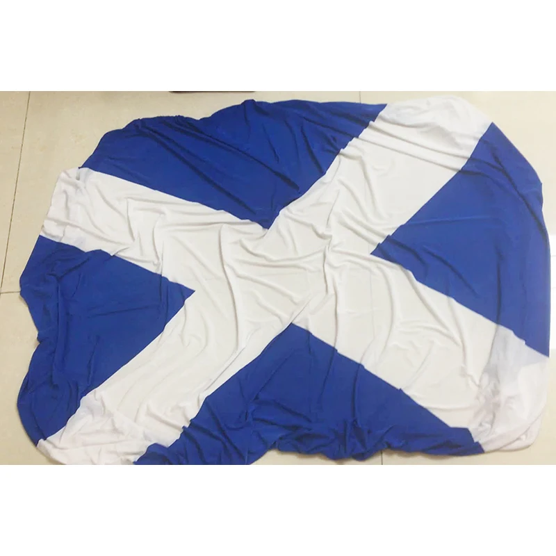 Customized logo and country flag printed elastic car hood flag