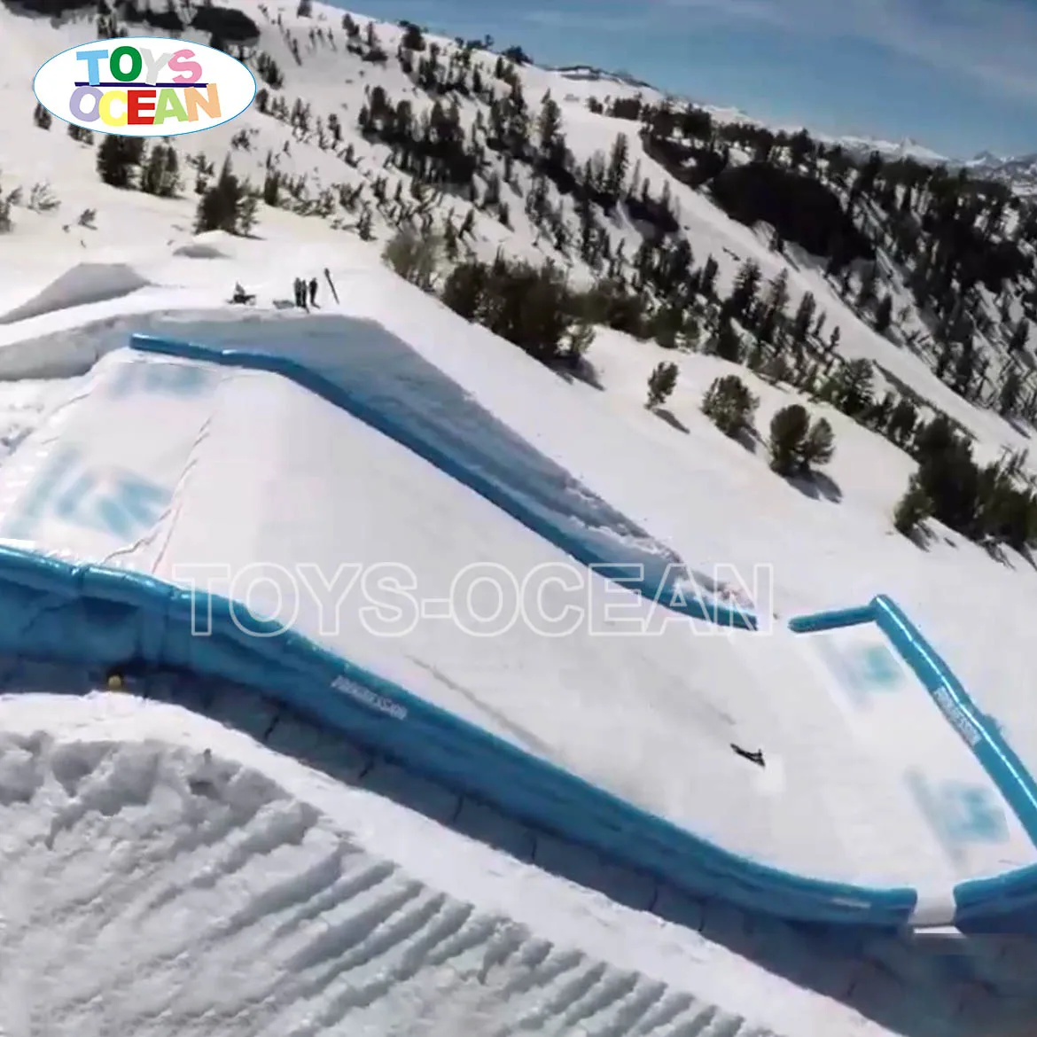 Factory Customized Outdoor Sports Snowboard Skiing Winter Sport Soft Stunt Jump Airbag Extreme Sport Inflatable Air Bag Landing