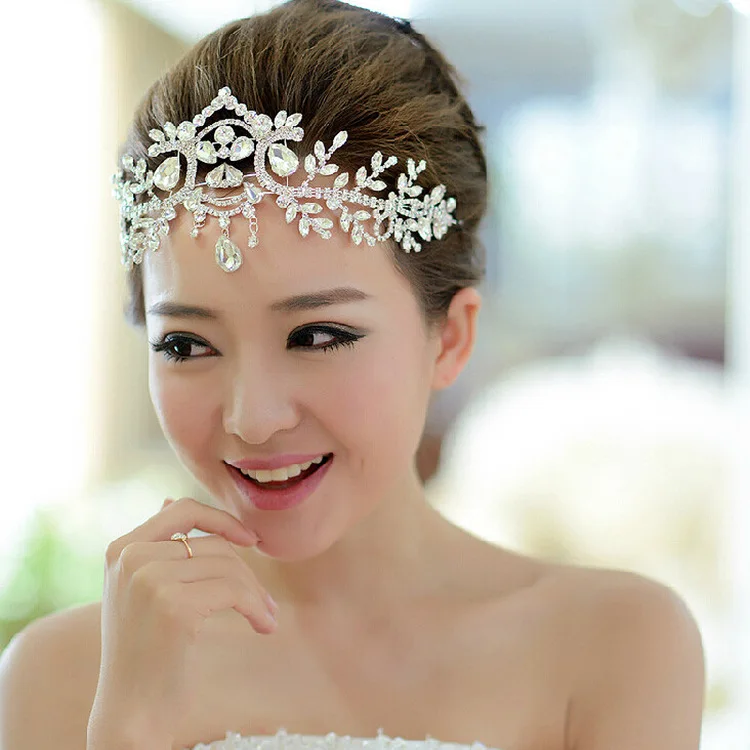 Fashion Bridal Crystal diamond Tiara Crowns Hair Accessories For Wedding party Tiaras Crowns