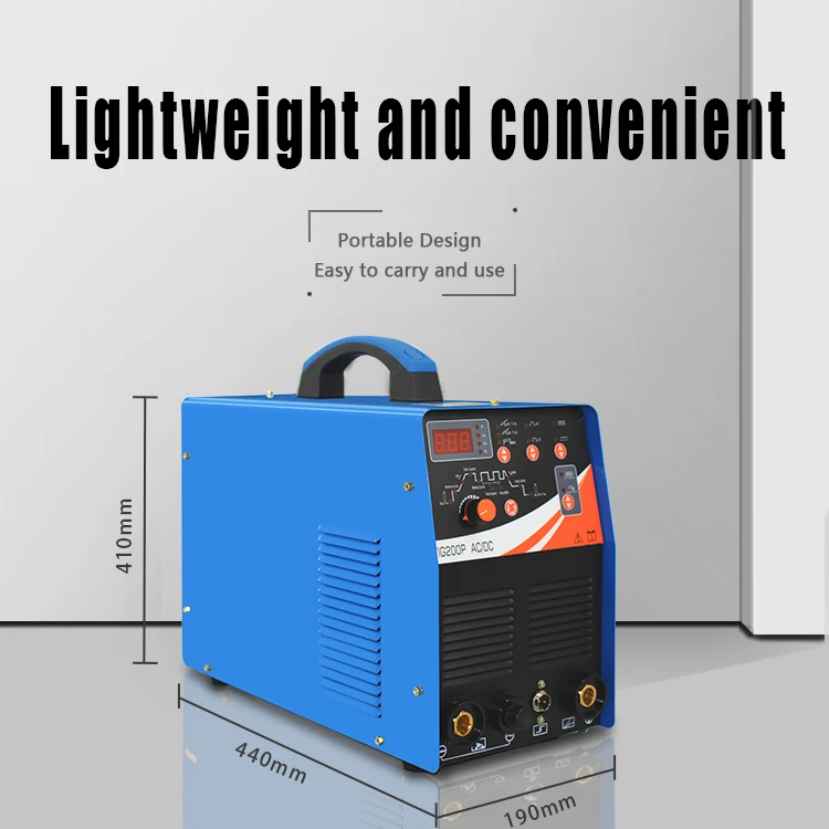 Multi-functional Aluminium Stainless Steel Carbon Steel Inverter Tig Welding Machine AC DC Tig Welders