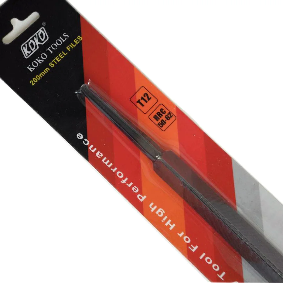 T12 T8 Heat Treated High Carbon Double Cut Triangular Second Cut Teeth Double End Double Extra Extra Slim Taper Saw Files