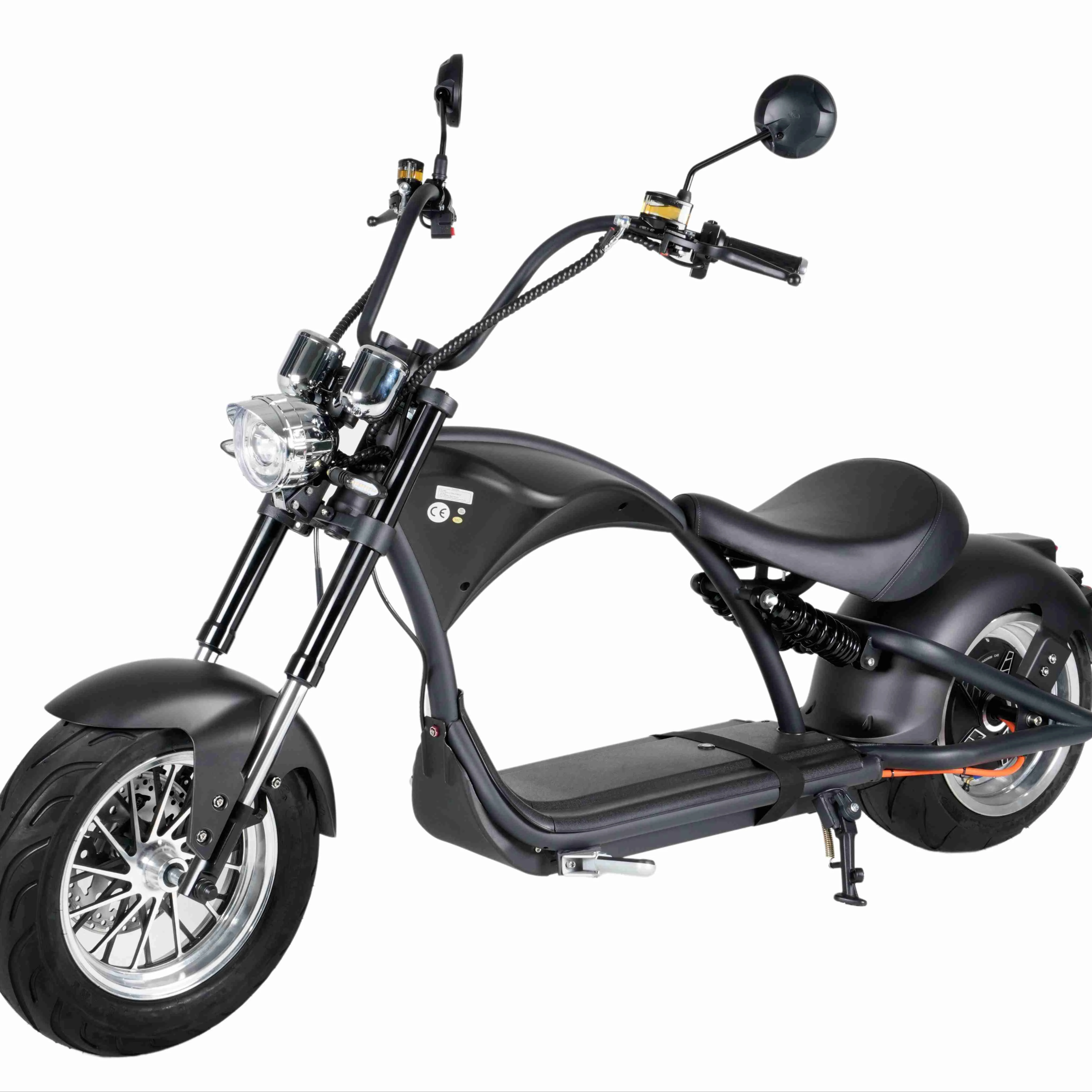 M1P EU Warehouse EEC 2000W 30A Removable Lithium Battery Electric Chopper Electronic Unisex 60V Electronic Scooter
