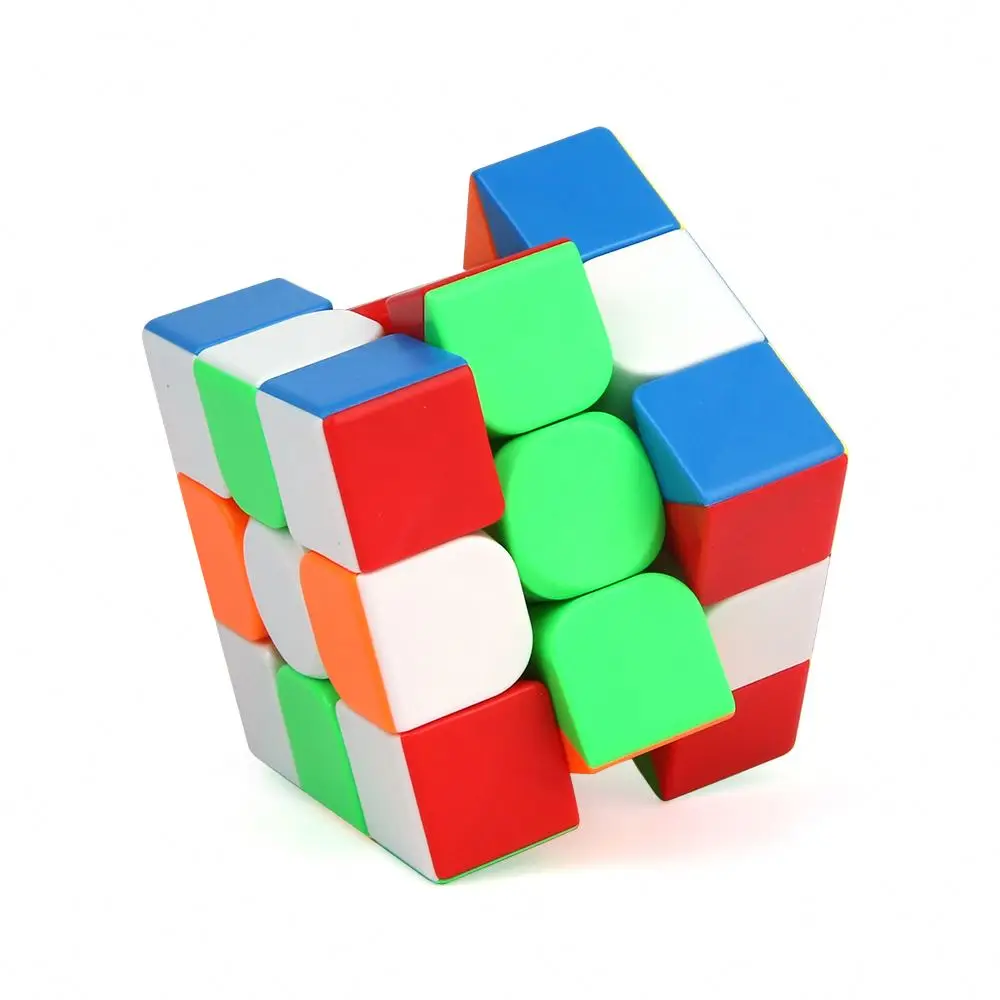 Wholesale color 3d educational toy speed cube plastic 3x3x3 magic