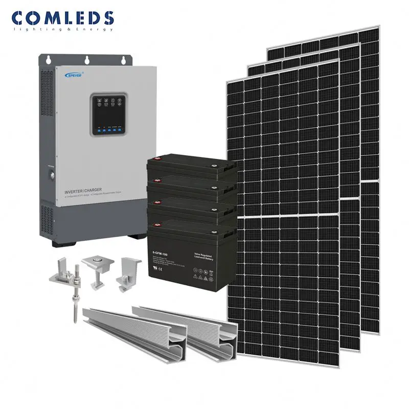 1500 Powered With Panels Solar Power Generator 5000W