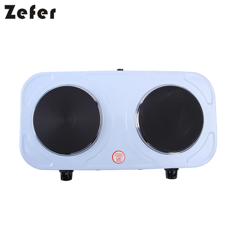 Electric Double Burners Hot Plate Countertop Buffet Cooker Stainless Steel Electric 2 Burner Stove Hot Plate