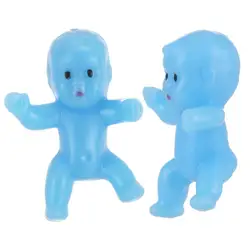 1 inch Mini Plastic Babies Mixture Race Babies Ice Cube Game Baby Shower Bathing Birthday Party Favors