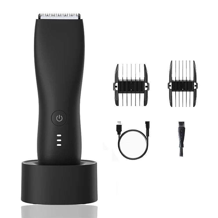 Wholesale Cordless Electric Groin Hair Trimmer Waterproof Wet and Dry Trimmer Male Hygiene Ball Shaver Hair Cutting Ceramic ABS