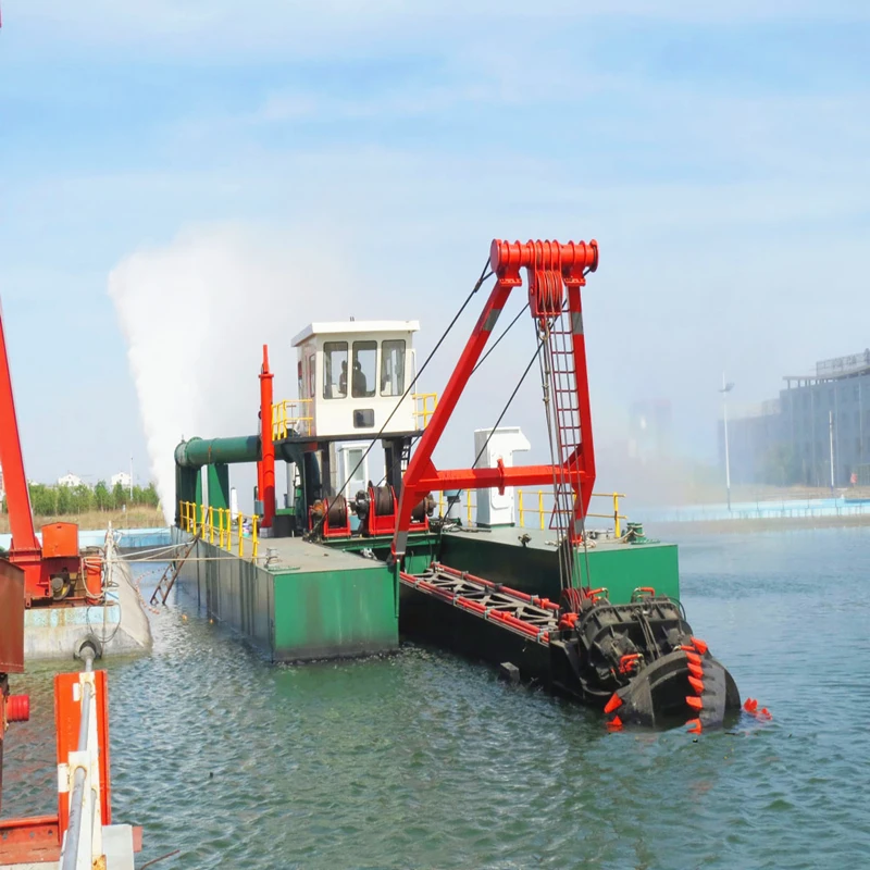 Diesel engine power 18 inch cutter suction sand dredger for river sand and inland waterways dredging