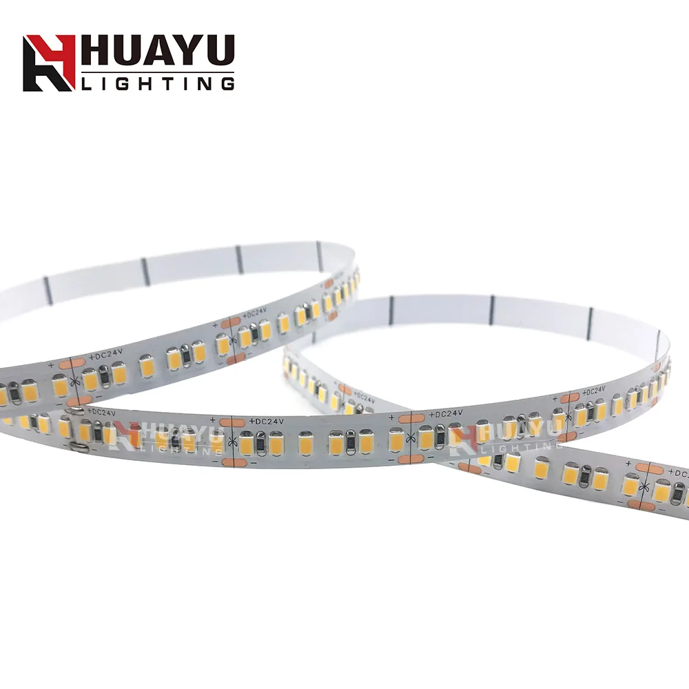 Shenzhen factory wholesale price natural white 4000K color 2835 180 diodes flexible LED Strip 12V/24V for indoor decoration