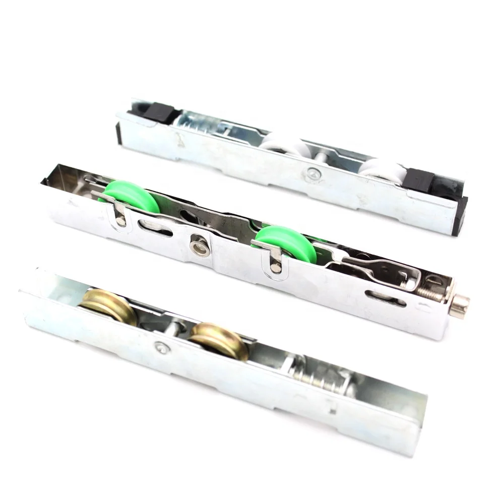 Door Hardware Iron Bearing U Grooved Aluminium Windows Accessories Hardware Roller Windows Sliding Door Pulleys