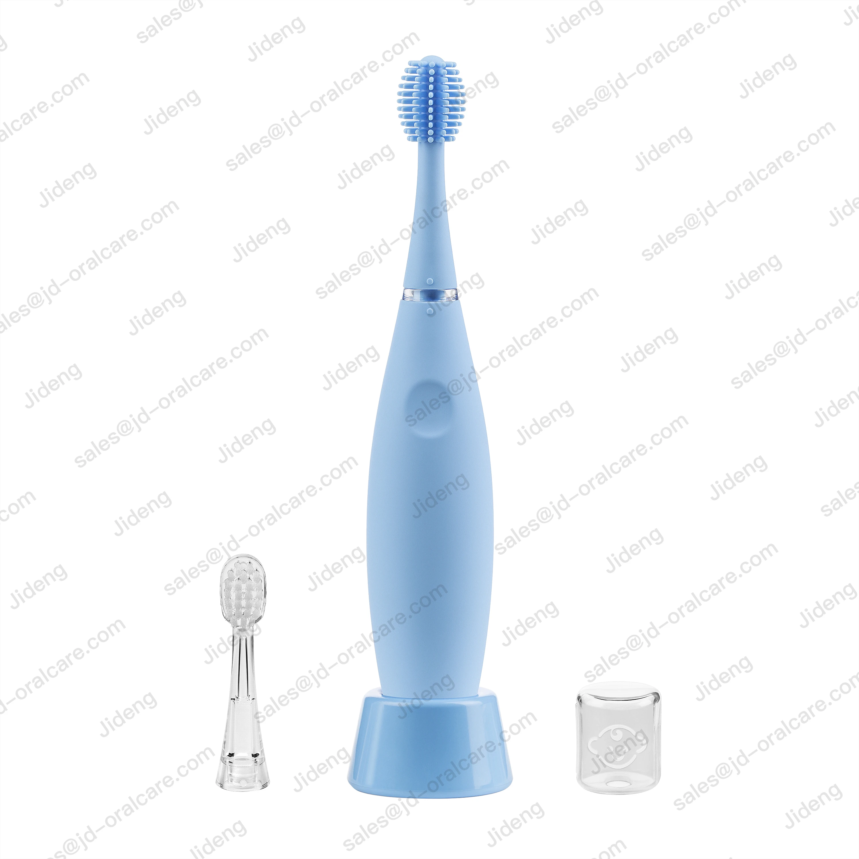 KC01 Wireless 360 Toothbrush USB Powered Ultrasonic Vibrate Automatic Soft Baby Children Kids Silicone Sonic Electric Toothbrush