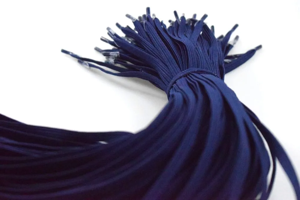 Kids and Adults Elastic No-Tie Polyester Latex Shoelaces with Plastic Buckle