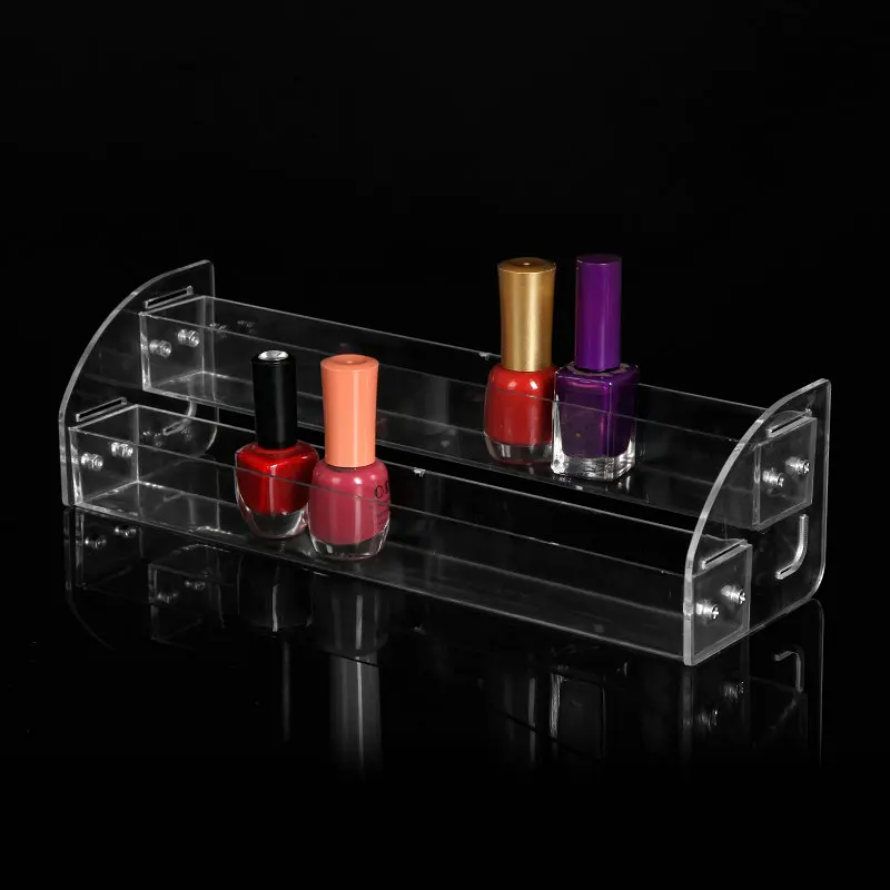 Disassemble multi layers acrylic lipstick nail polish perfume display rack holder stand