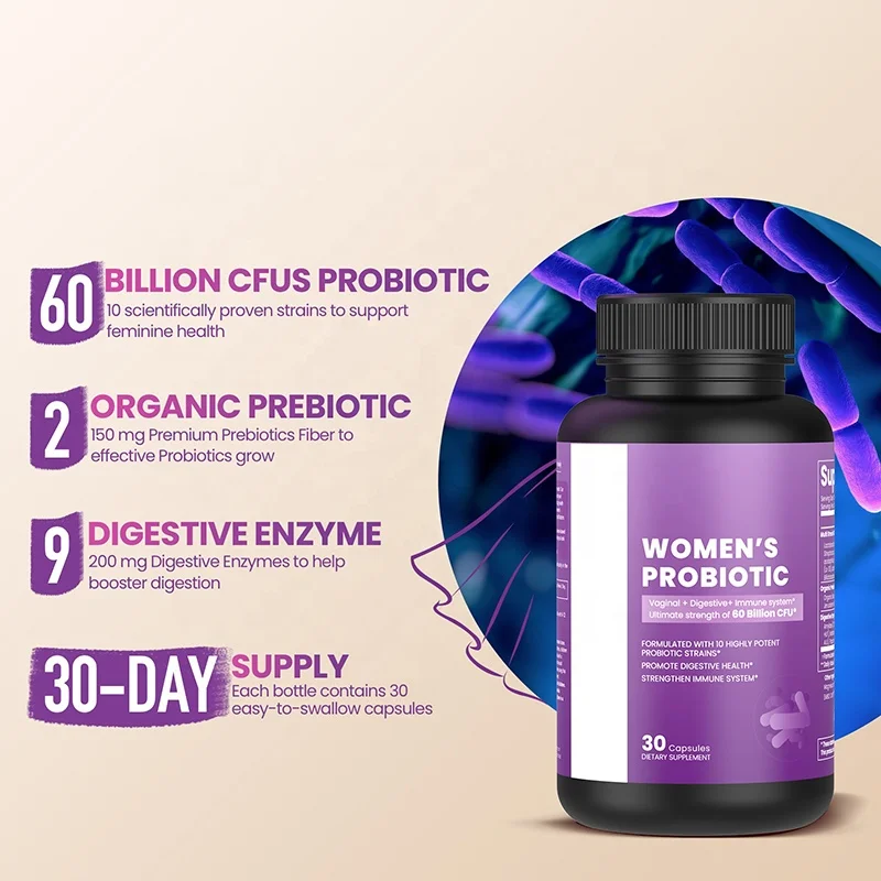 Best Probiotic Supplement 900 Billion CFU Probiotics Capsules Nutrition Essentials Highest Rated Acidophilus ProbioticH