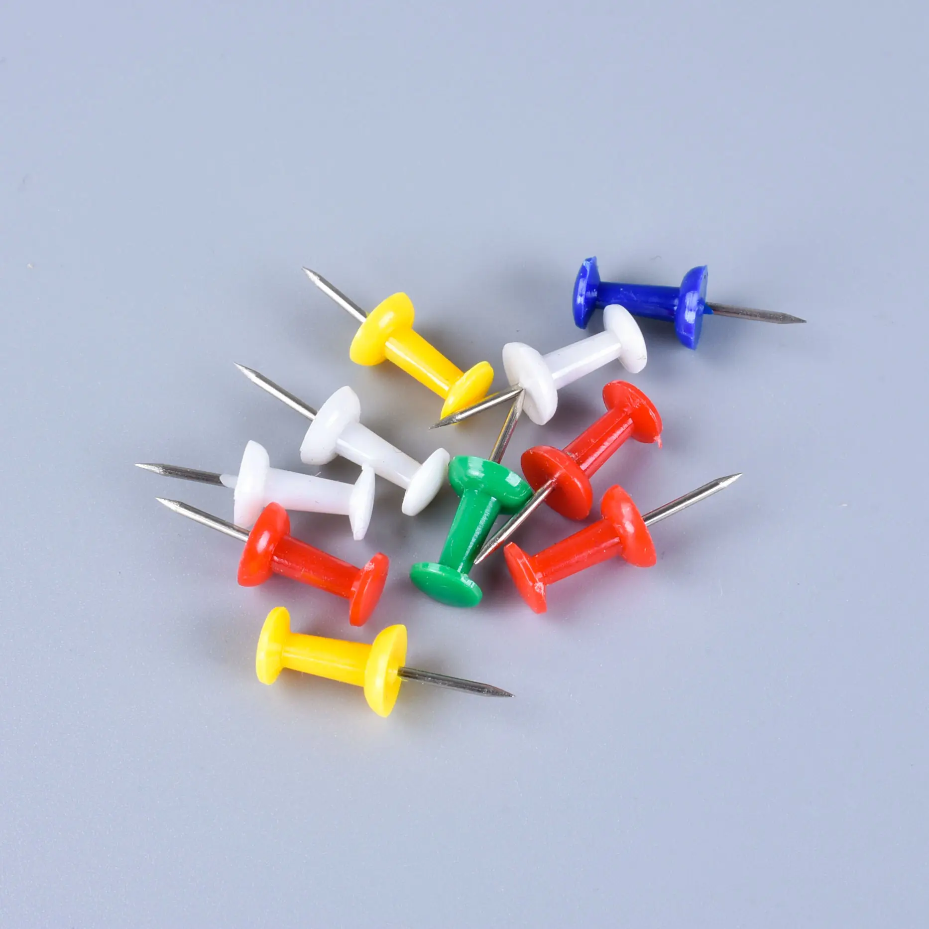 Shanfeng Colored Map Thumb Tacks Decorative Push Pins With Round Plastic Head