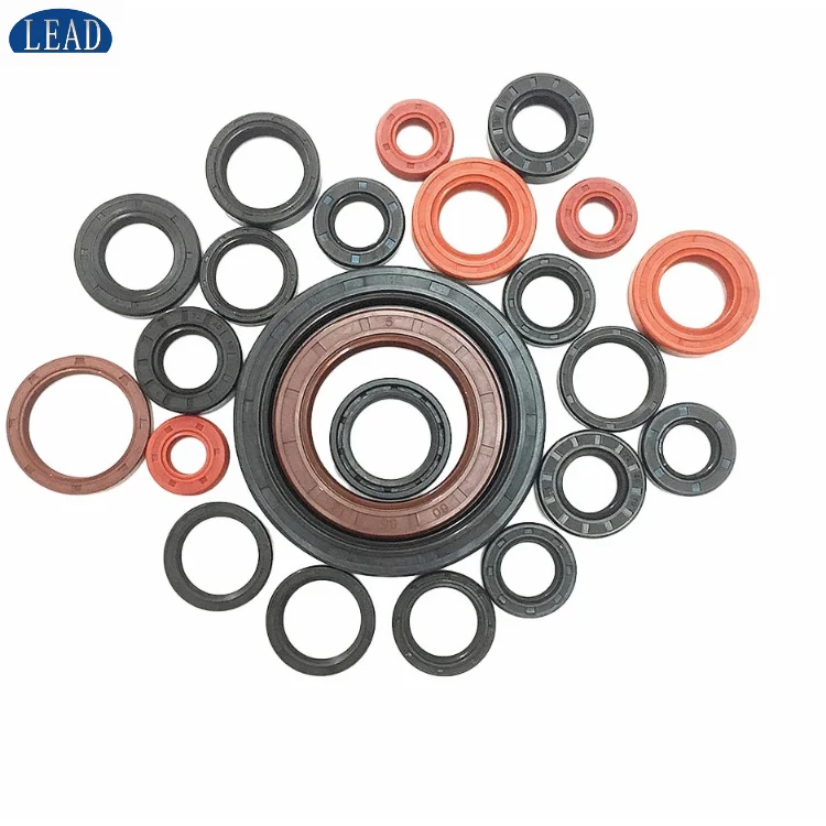 Brand Sealing Black Brown Red Double Lip Slingle Lip Epdm Hnbr Neoprene Silicone Oil Rubber Seal With Rubber
