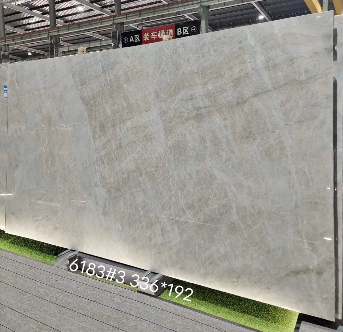 High Quality Island Design Natural Stone Slabs Beige Taj Mahal Quartzite Slabs for Countertops and Tile