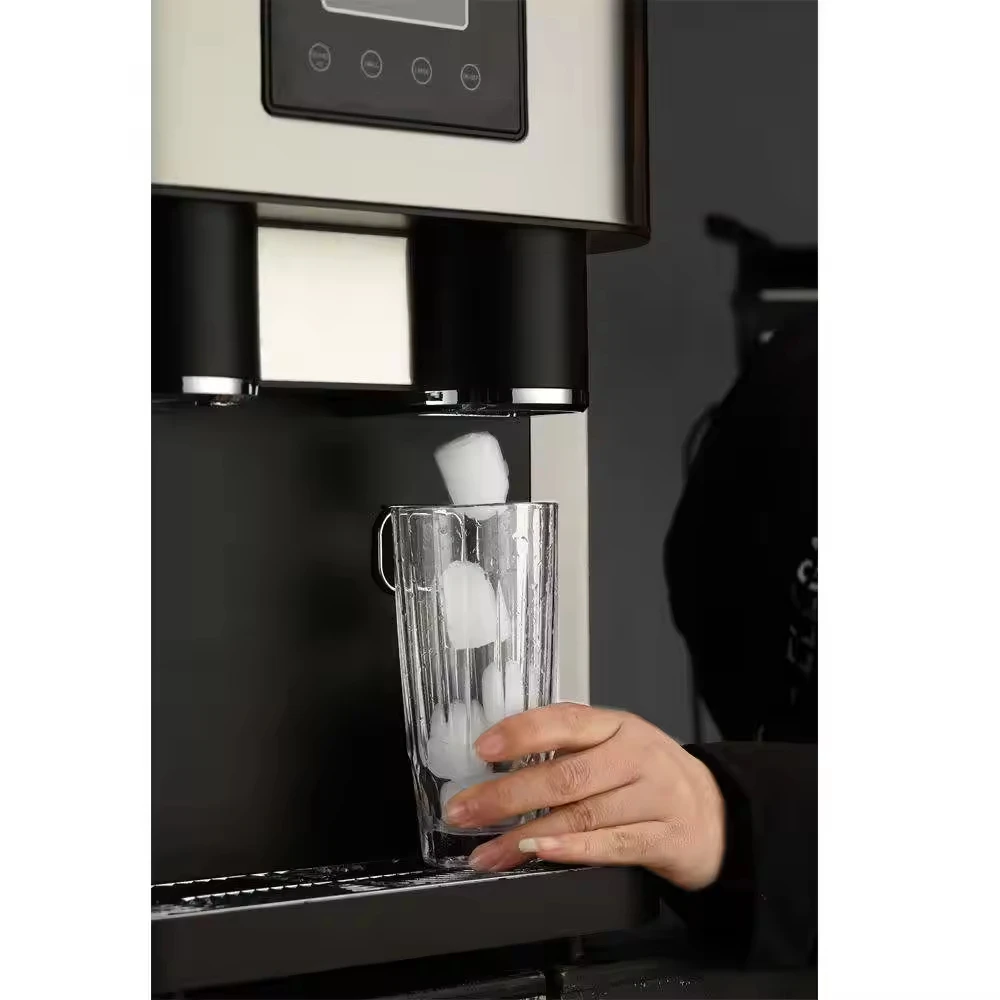 Ice Making Machine Automatic 18kg Mini Small Countertop Crusher Pellet Nugget Portable Ice Maker For Home Office