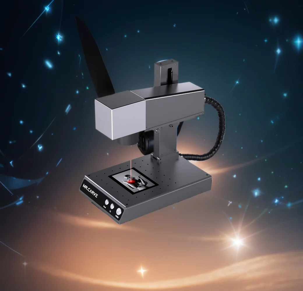 DAJA M1  Making Machine 50w for Jewelry Cutting Tube Engraving Machine for Metal and Glass Fiber Laser Lens