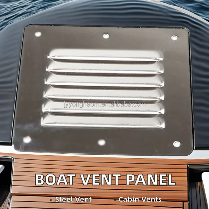 Customized Sizes Air Venting Panel Cover Boat Cabin Vents Louver Grill Aluminum Stainless Steel Stamped Registers & Grilles
