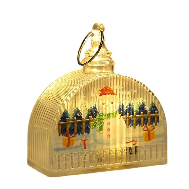 Christmas decorations cross border new LED lights crystal palace lights window decoration Christmas tree pendant creative props