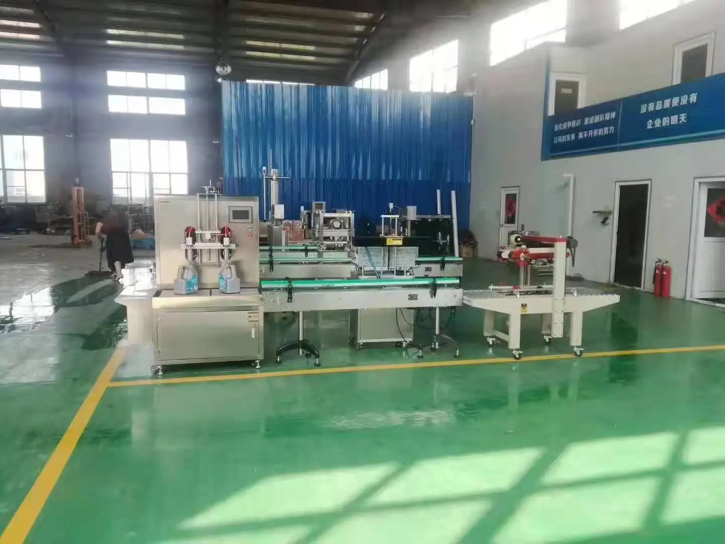 Explosion Proof Lubricants Semi-automatic Efficient And Durable Automatic Two Nozzles Weight Filling Machine