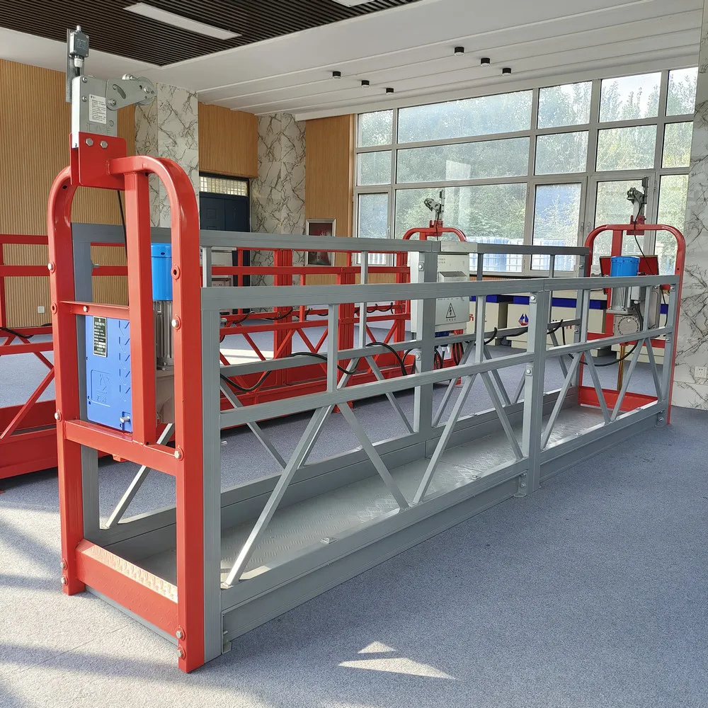 ZLP630 gondola Aluminum alloy suspended platform for construction and decoration of the exterior walls of multi-storey building