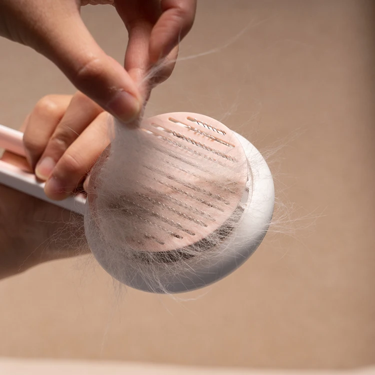 
Factory Supply Wholesale Grooming Non-Slip Handle cat dog brush 