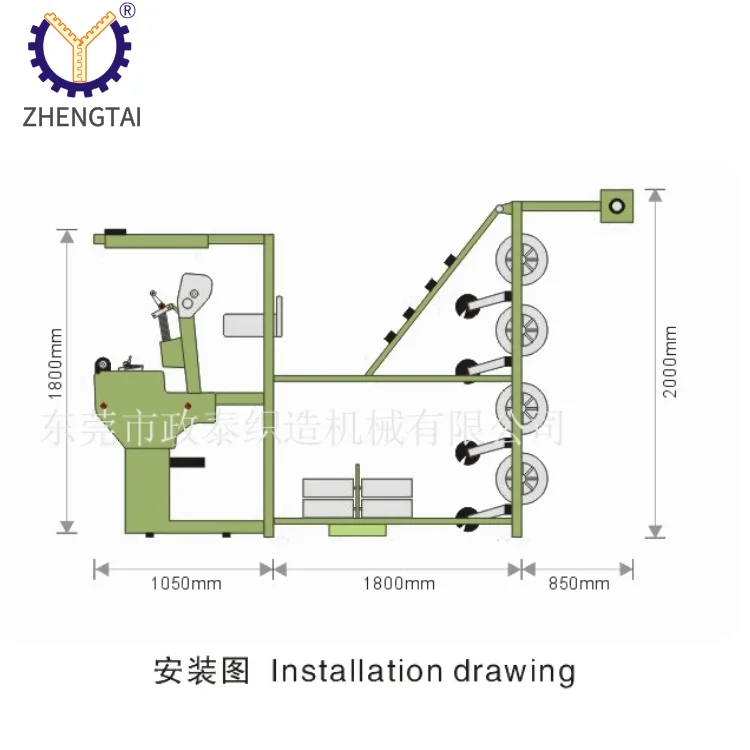 
Zhengtai 14/20 Polyester Tape Narrow Tape Weaving Machine 