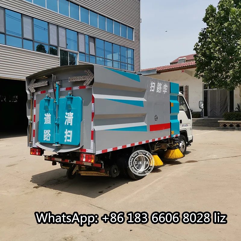 Уборочная машина Dongfeng для мойки и Подметания Дорог на 10 тонн Вакуумная уборочная дорожного покрытия продажи