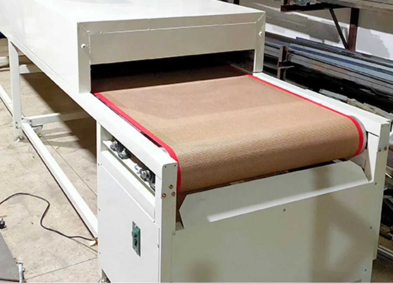 Automatic Continuous Infrared Hot Air Tunnel Furnace Conveyor Belt Drying for Curing for Tunnels