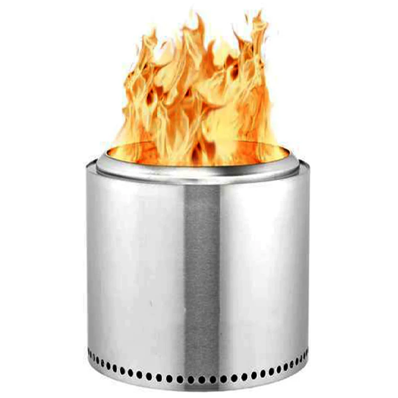 Stainless Steel Portable Low Smoker Wood Burning Fire Pit