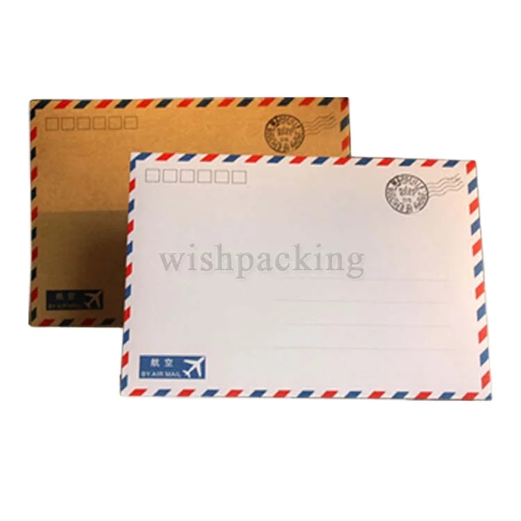 International Standard Style Shipping Envelop Airline Air-mail Mailing Woodfree Paper Envelope
