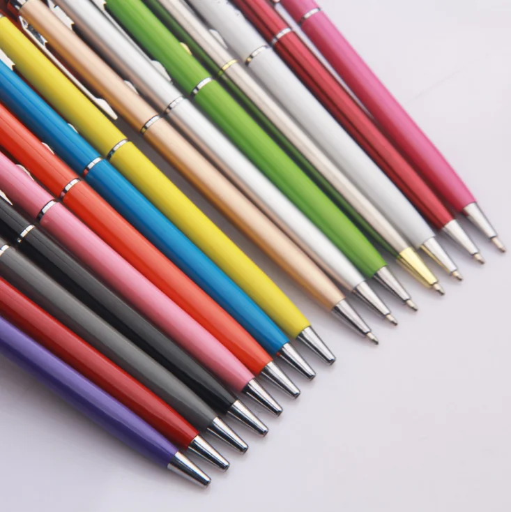 Best selling wholesale custom metal ballpoint pen with your logo print stylus promotional metal pen