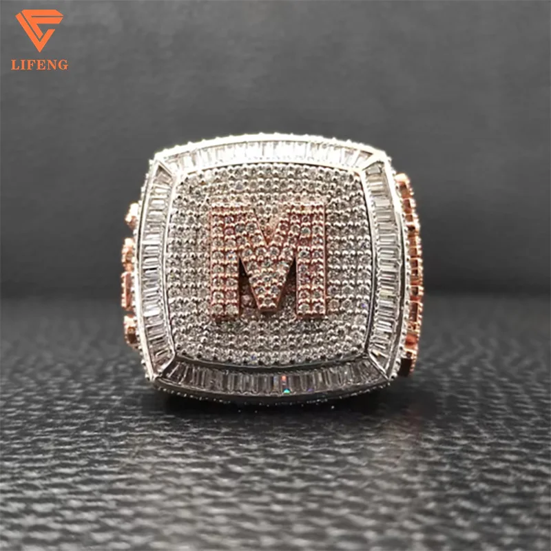Fashion Custom Crystal Women Men Award Kid Softball Finger Youth Football Custom Baseball Basketball Championship Ring