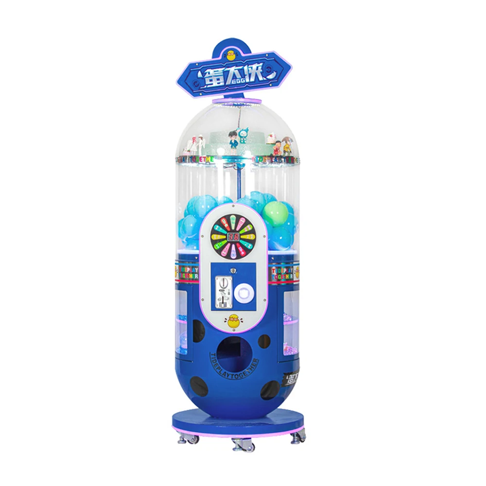 SUNMO Available Tickets Out Twisted Egg Machine Toy Capsule Dispenser Gumball Vending Machine