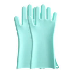Silicone Magic Dishwashing Gloves Reusable Silicone Washer Gloves