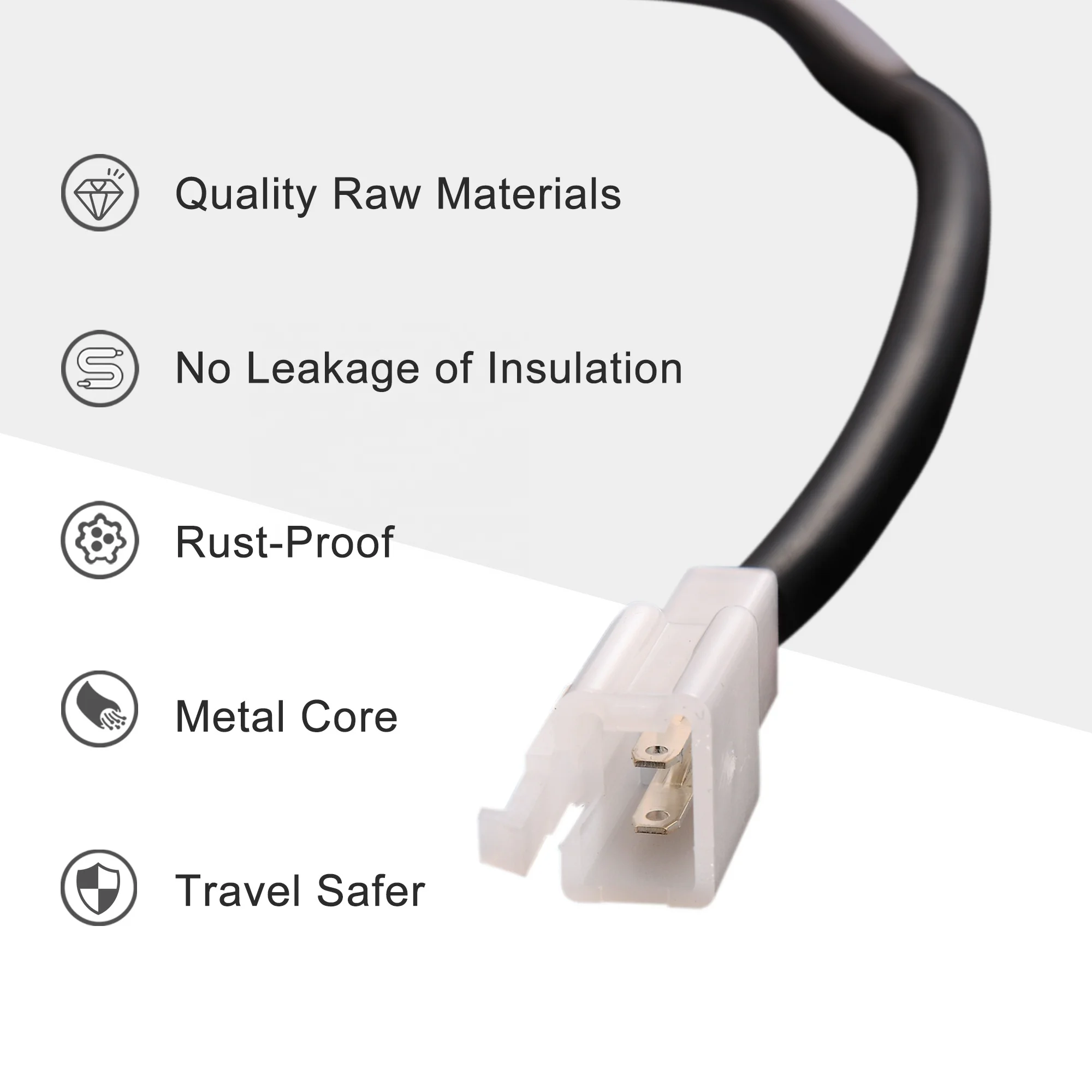 GOOFIT 12V DC Square Radiator Cooling Fan Replacement for Motorcycle 200cc 250cc Water-cooled ATV Dirt Bike Go Kart