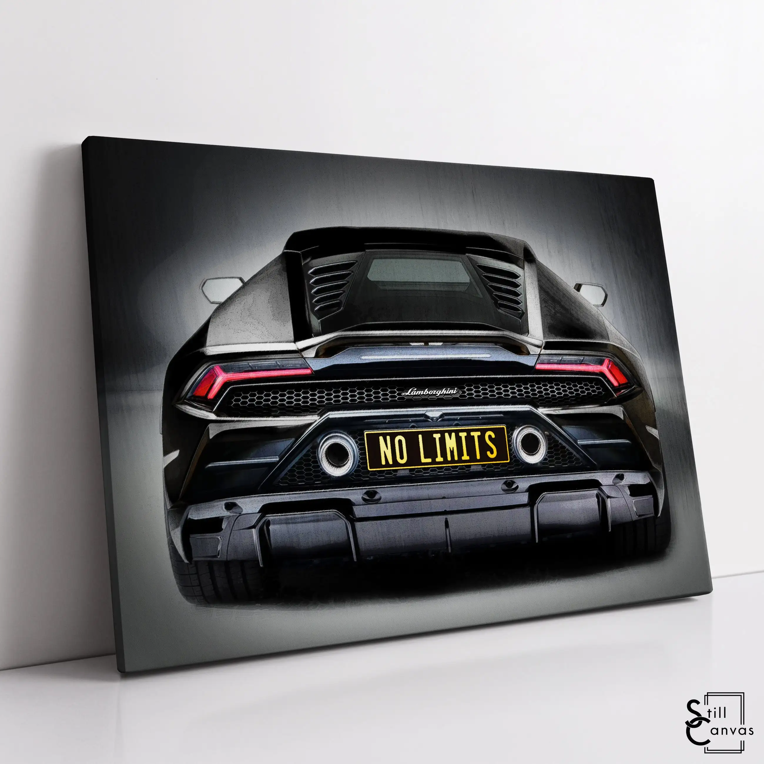 Fly or Fall Motivational Wall Art For Office Decor Rolls Quote Poster Inspirational Art Luxury Car Painting