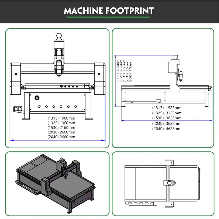 BCAMCNC 4 axis cnc router woodworking machine multihead cnc router 3 axis cnc router for metal