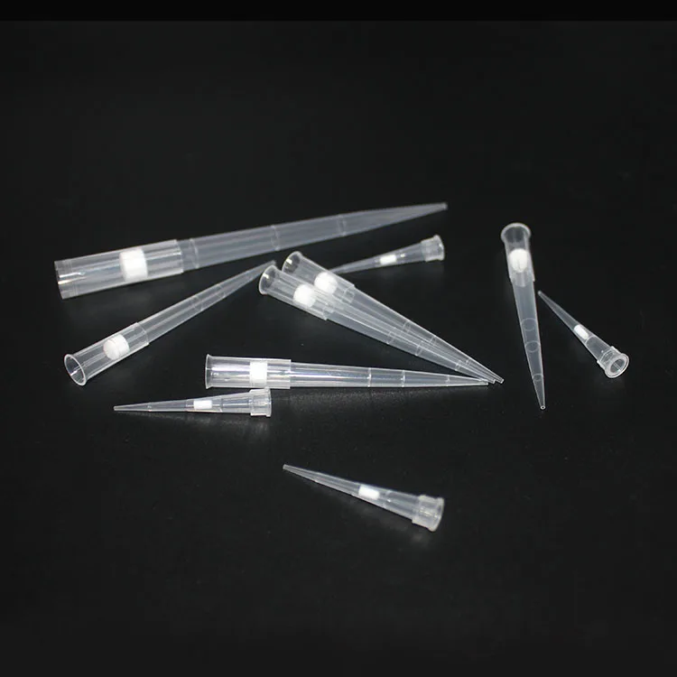 
10ul 20ul 100ul 200ul 1000ul 1250ul Disposable plastic medical eppendorf flitered filter pipette tips 