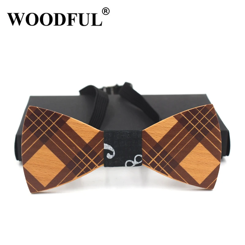  2021Fashion Men Women Bamboo Wooden Bow