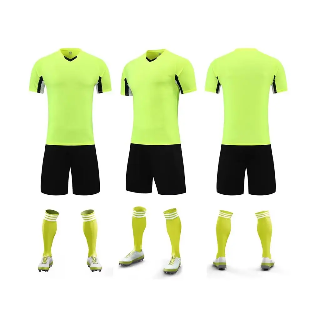 High-quality Custom Embroidery Logo Football Jersey Shirt Absorb Sweat Soccer Jersey For Men