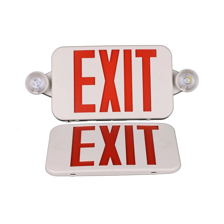 NEW Slim UL LED COMBO emergency fire exit signs led maintained emergency light