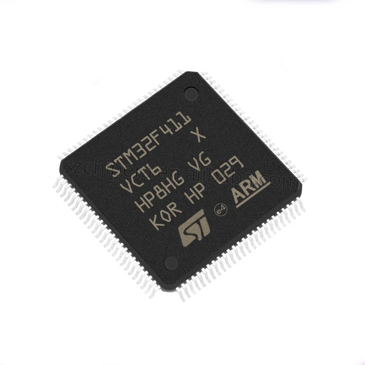 Original Electronic Components STM32F411 ARM Cortex M4 RISC 256KB FlashMCU 32bit 3.3V 100 LQFP STM32F411VCT6