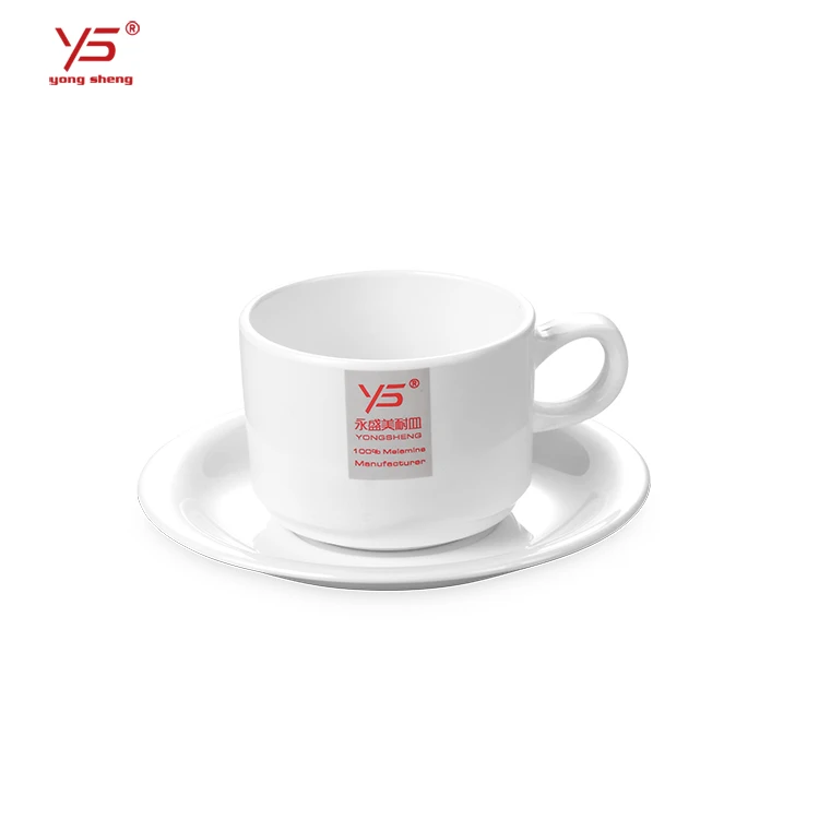 Yongsheng Eco-friendly 100% melamine coffee plates,conveyor plate,dish caddy 300mm plate