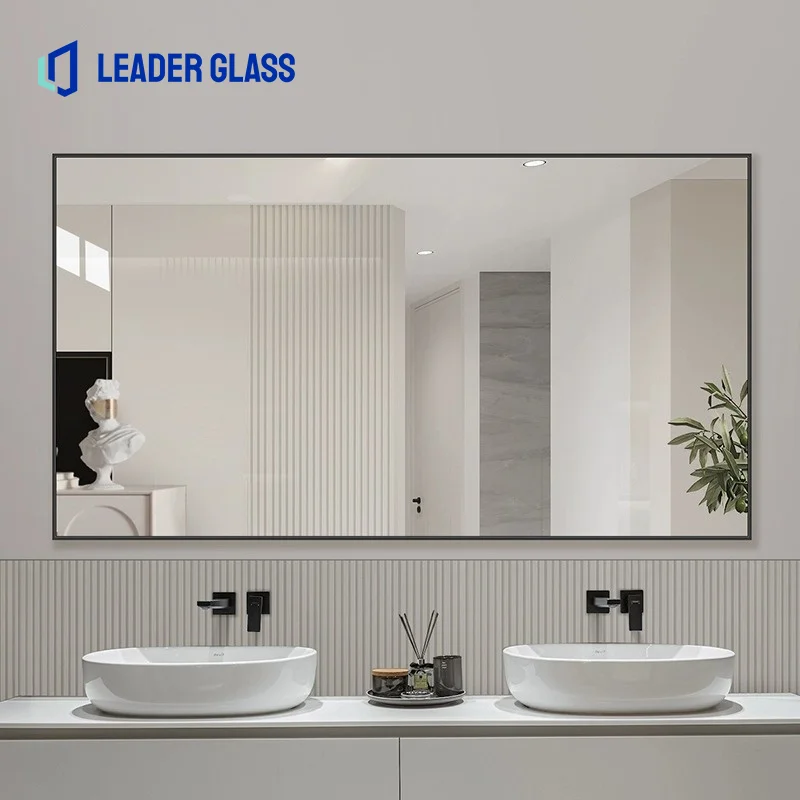 China Float Mirror Glass supplier Single Coated Aluminium Mirror Glass Sheet